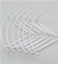 Cheerson CX-33W CX-33S Parts-03-01 Outer protect frame,Outer protect ring(6pcs),Cheerson CX-33W CX-33S RC Drone Quadcopter Spare parts,5.8G real-time image transmission aerial aircraft accessories